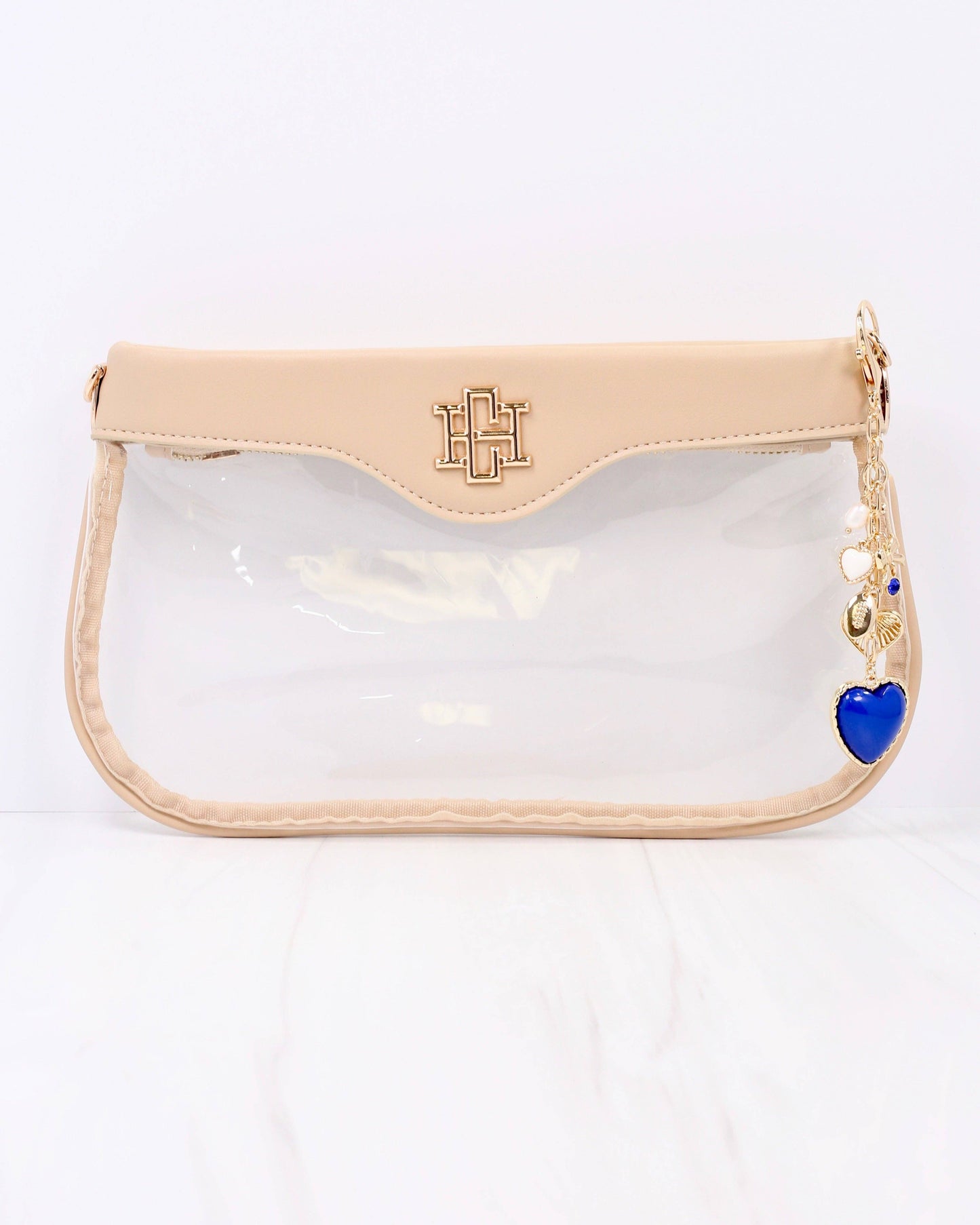 Bag Charm - Blue and White