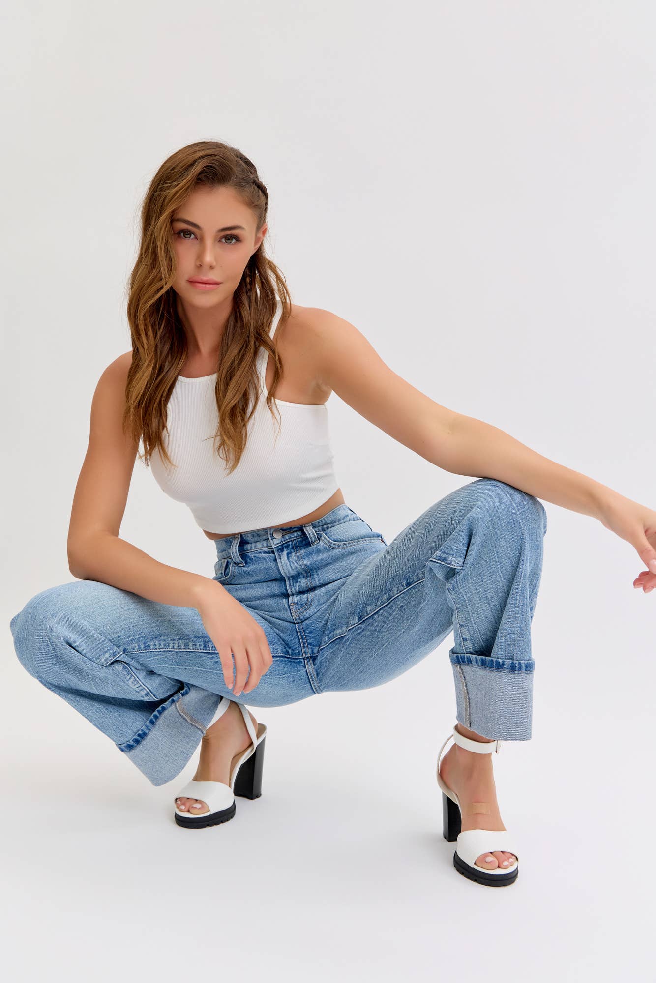 Super High Rise Dad Jean/9