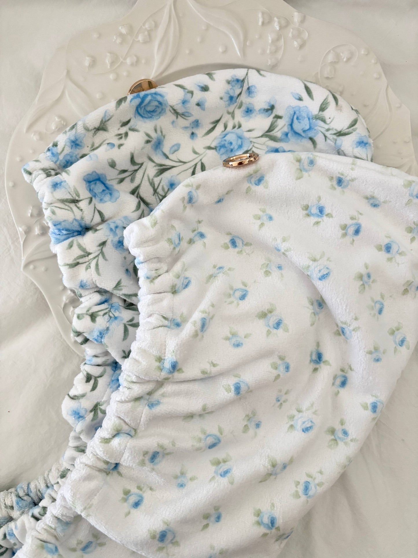 Quick Dry Hair Towel-Rose&Bow