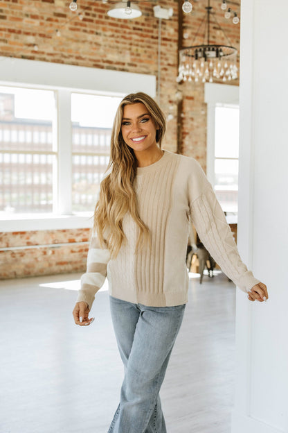 Janet Cable Knit Sweater