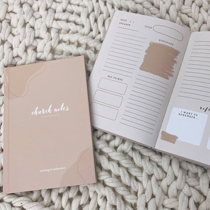 Church Notes Journal - Tan