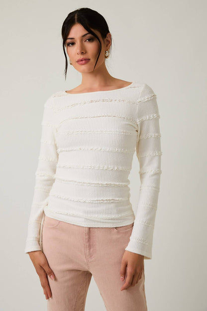 Brown Lace Top