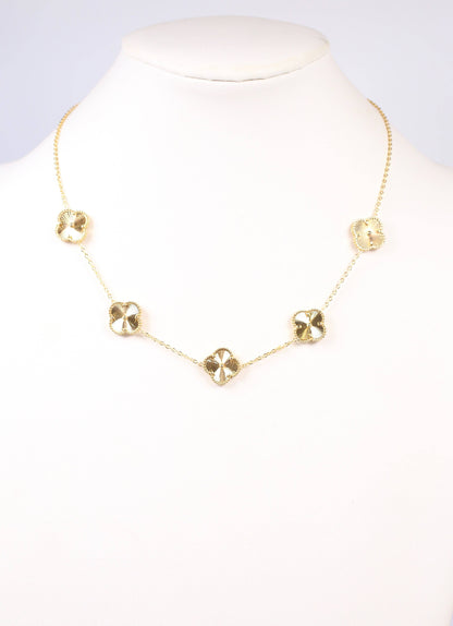 Kristine Clover Necklace GOLD