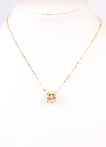 Purdy Necklace with Charm GOLD