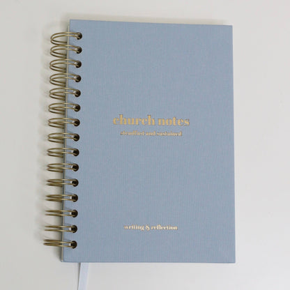 Church Notes Journal - Blue