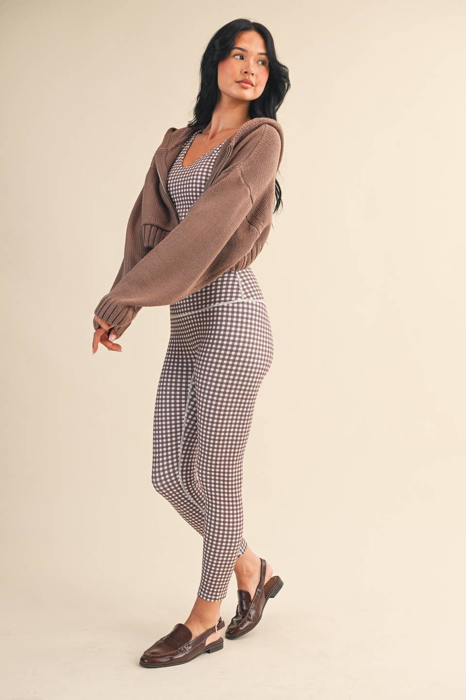 Brown Zip Up
