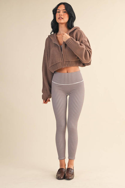 Brown Zip Up