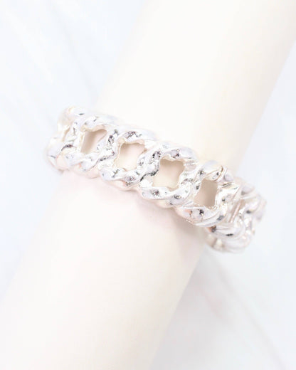 Metal link bracelet - Silver