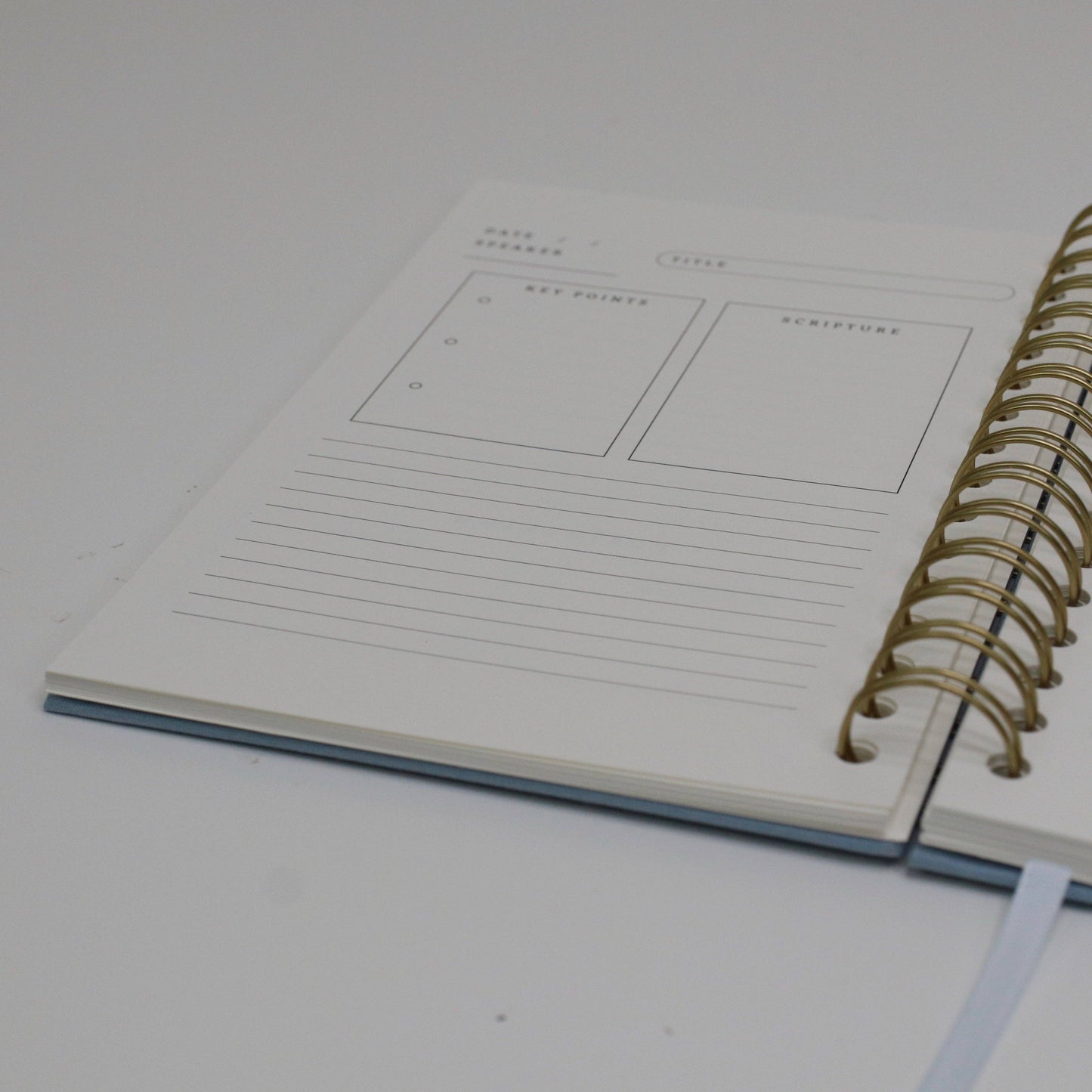 Church Notes Journal - Blue