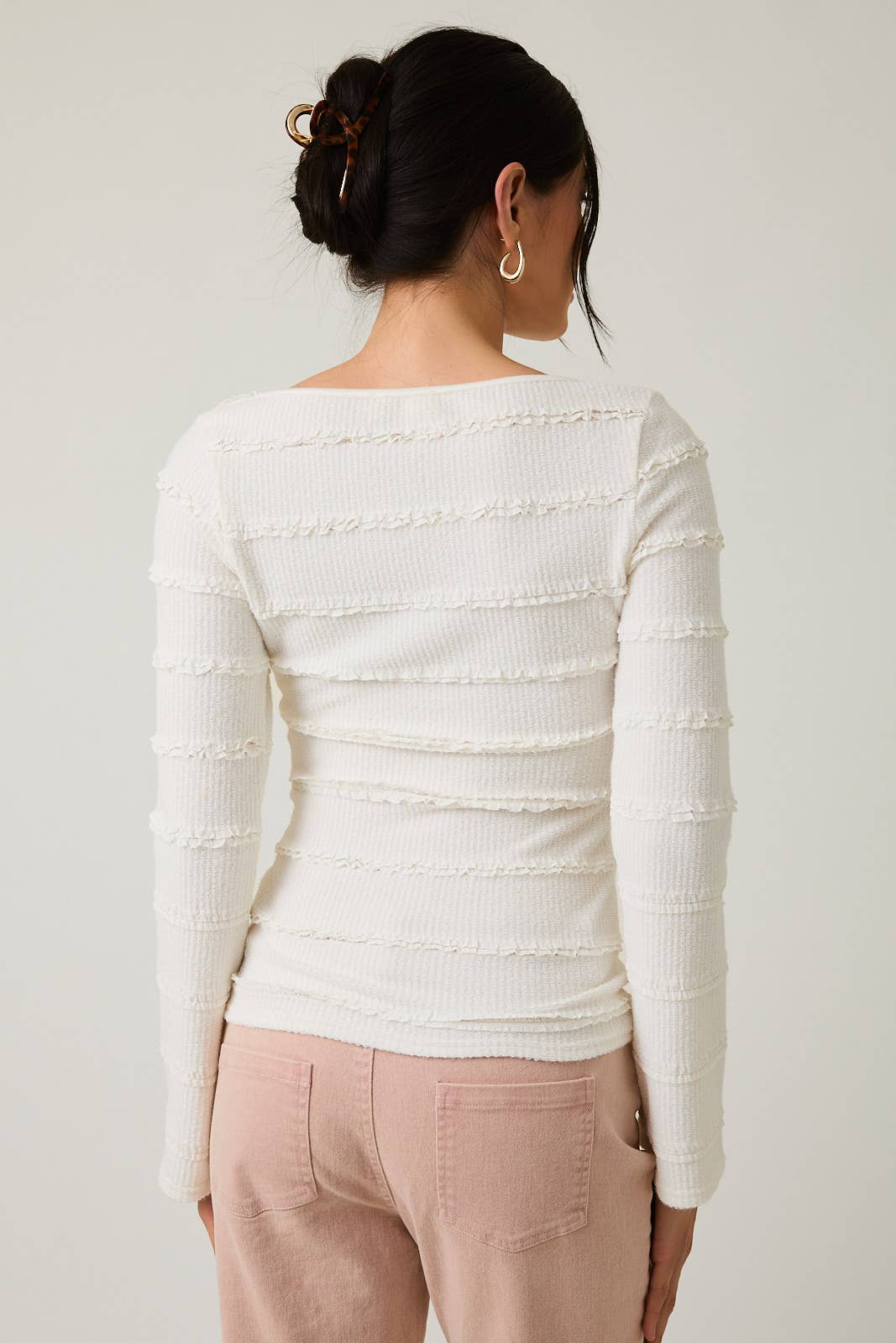 Brown Lace Top