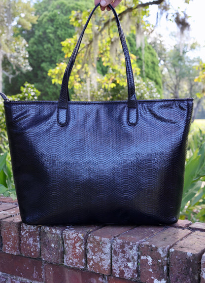 Daniela Large Tote Bag - Black