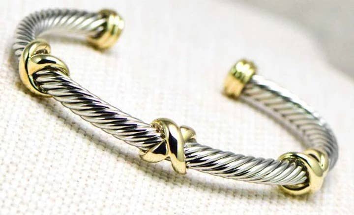 Triple X Classic Cable Bracelet