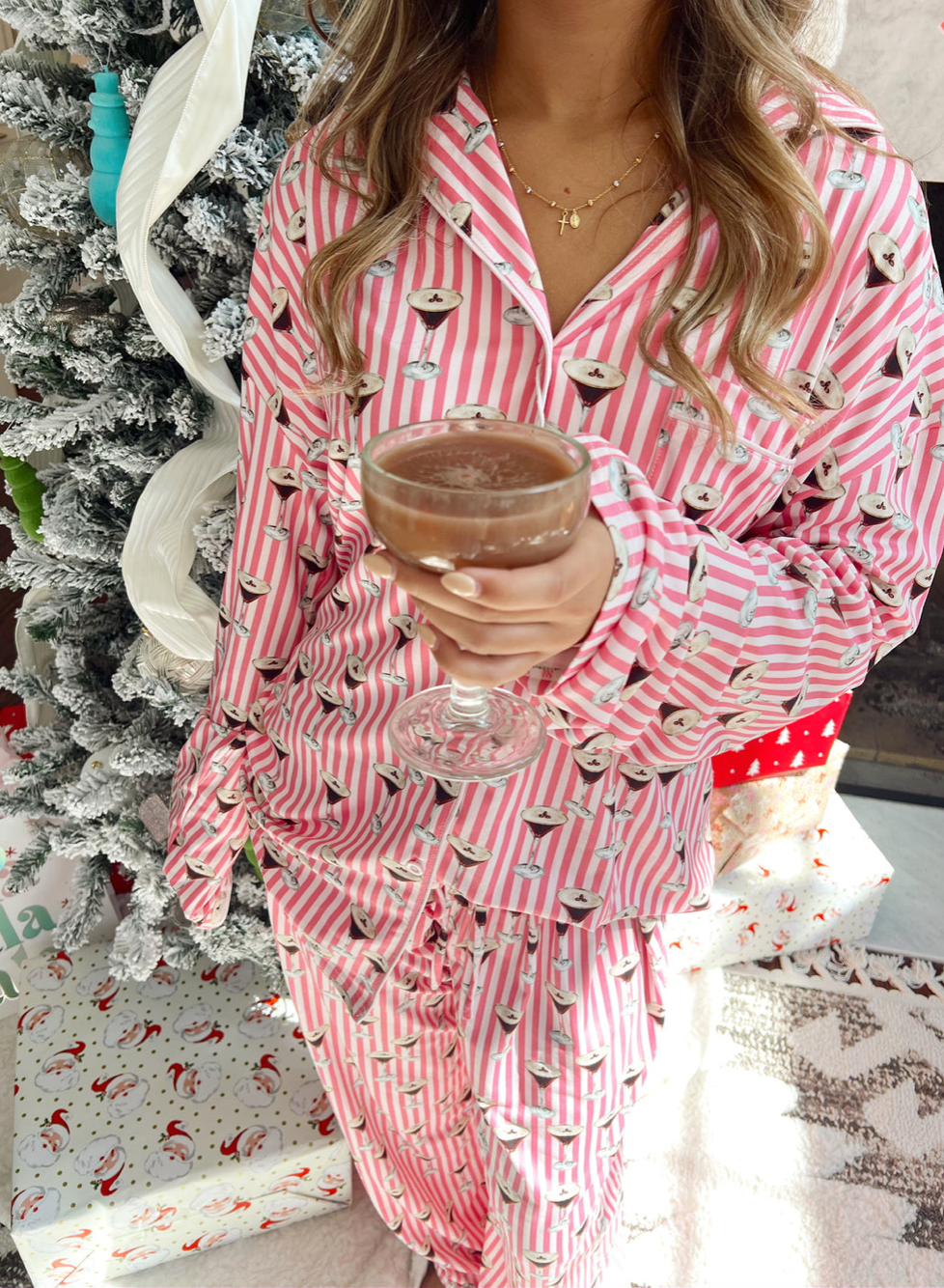 Espresso Martini Pajama Set/X-Large