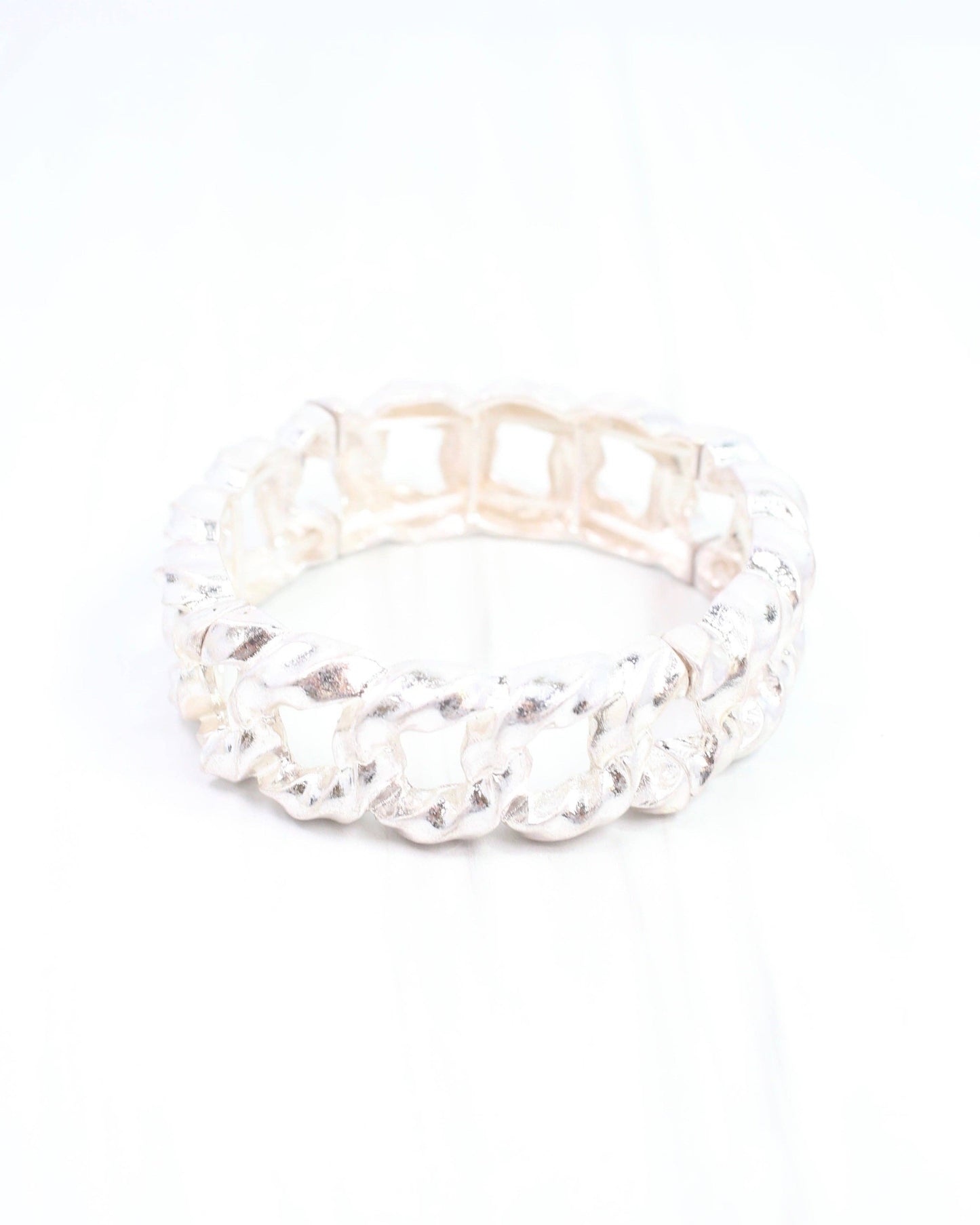 Metal link bracelet - Silver