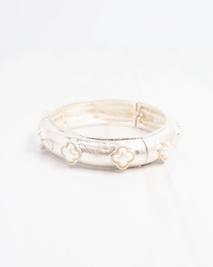 Clover bracelet - Silver
