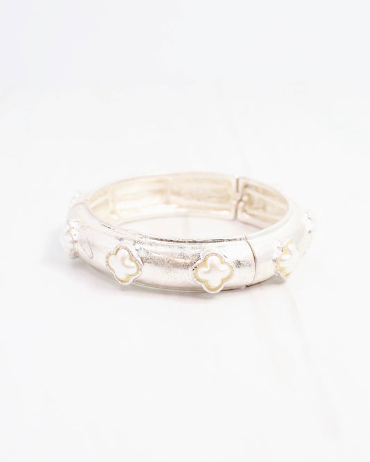 Clover bracelet - Silver