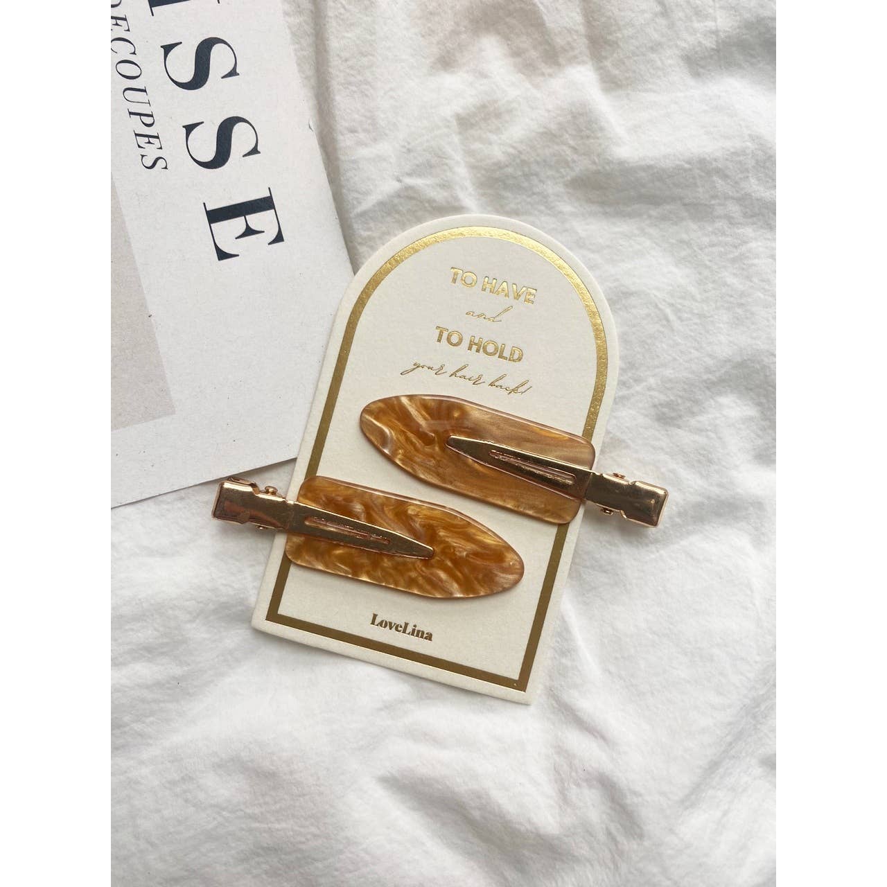 Hair Clip Set - BROWN