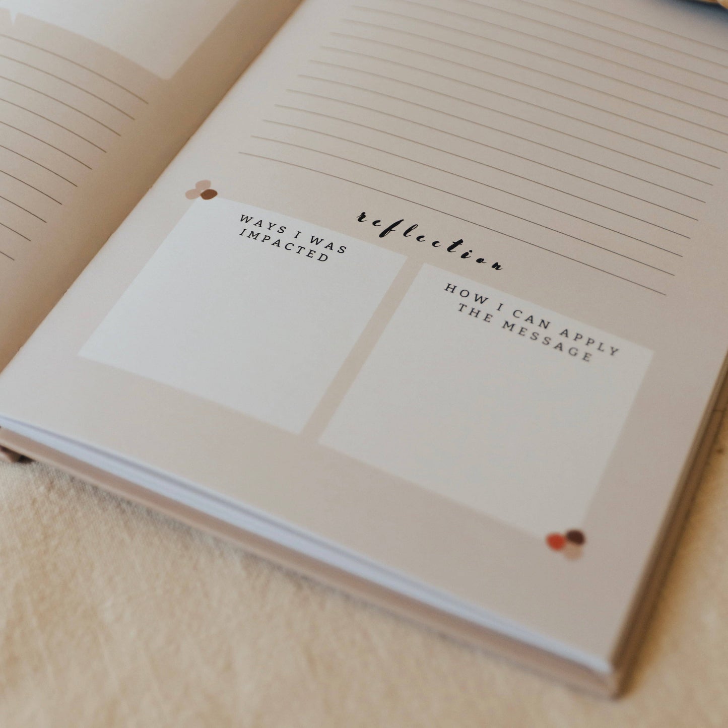Church Notes Journal - Tan