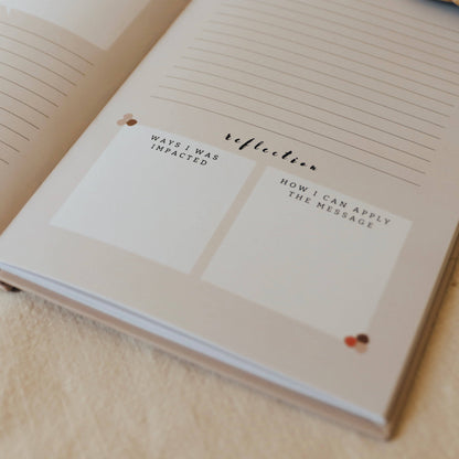 Church Notes Journal - Tan