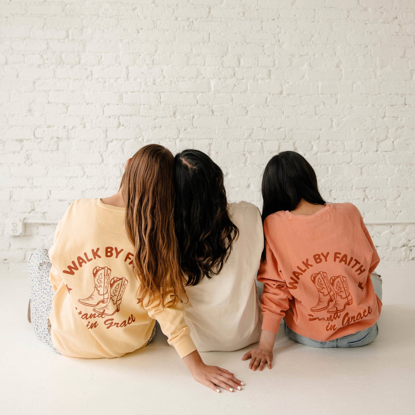 Walk by Faith Crewneck:M