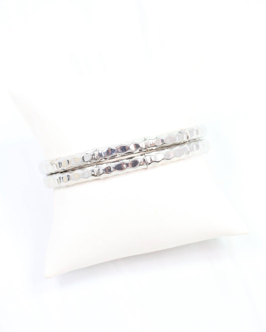Latifah Bracelet Set-Silver
