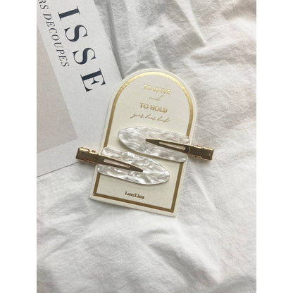 Hair Clip Set - BROWN