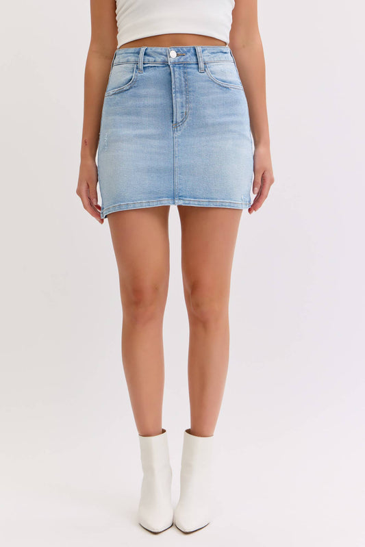Mid Waisted Mini Skirt/M