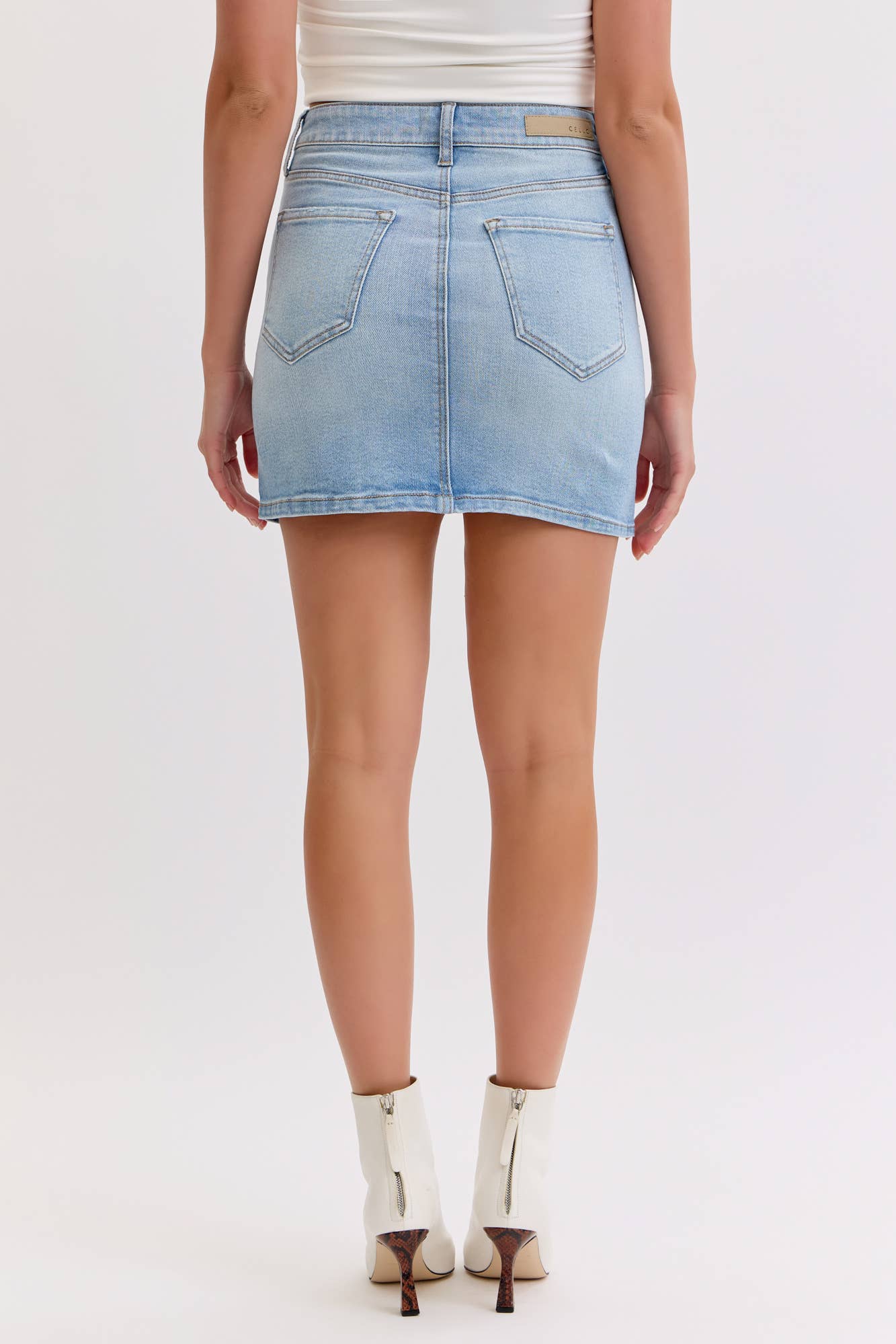 Mid Waisted Mini Skirt/L