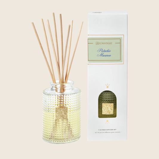 Aromatique - Pistachio Macaron Diffuser Set