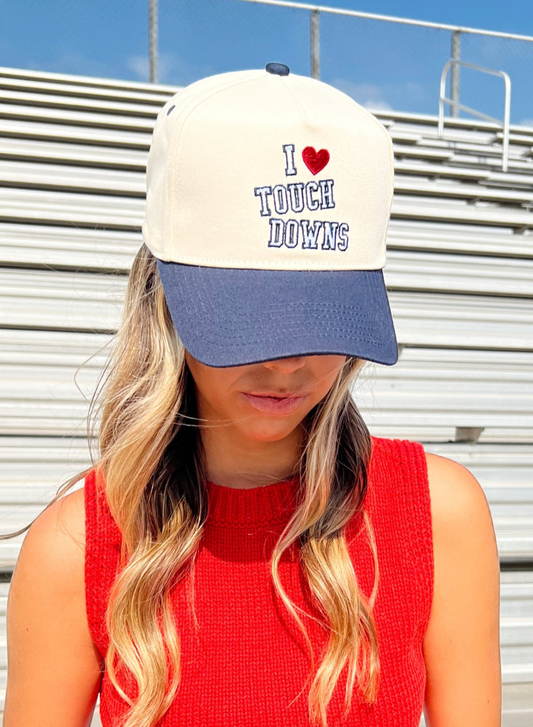 I Heart Touchdowns Hat