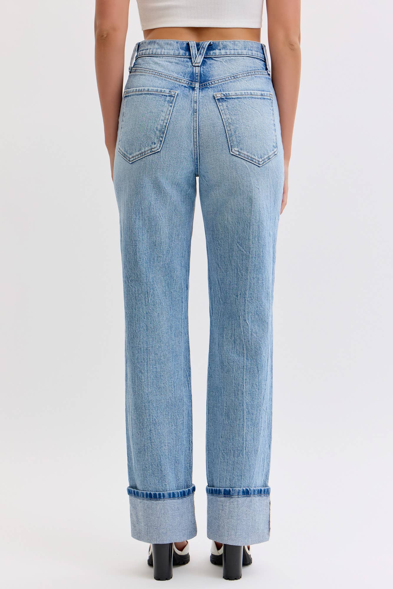 Super High Rise Dad Jean/7