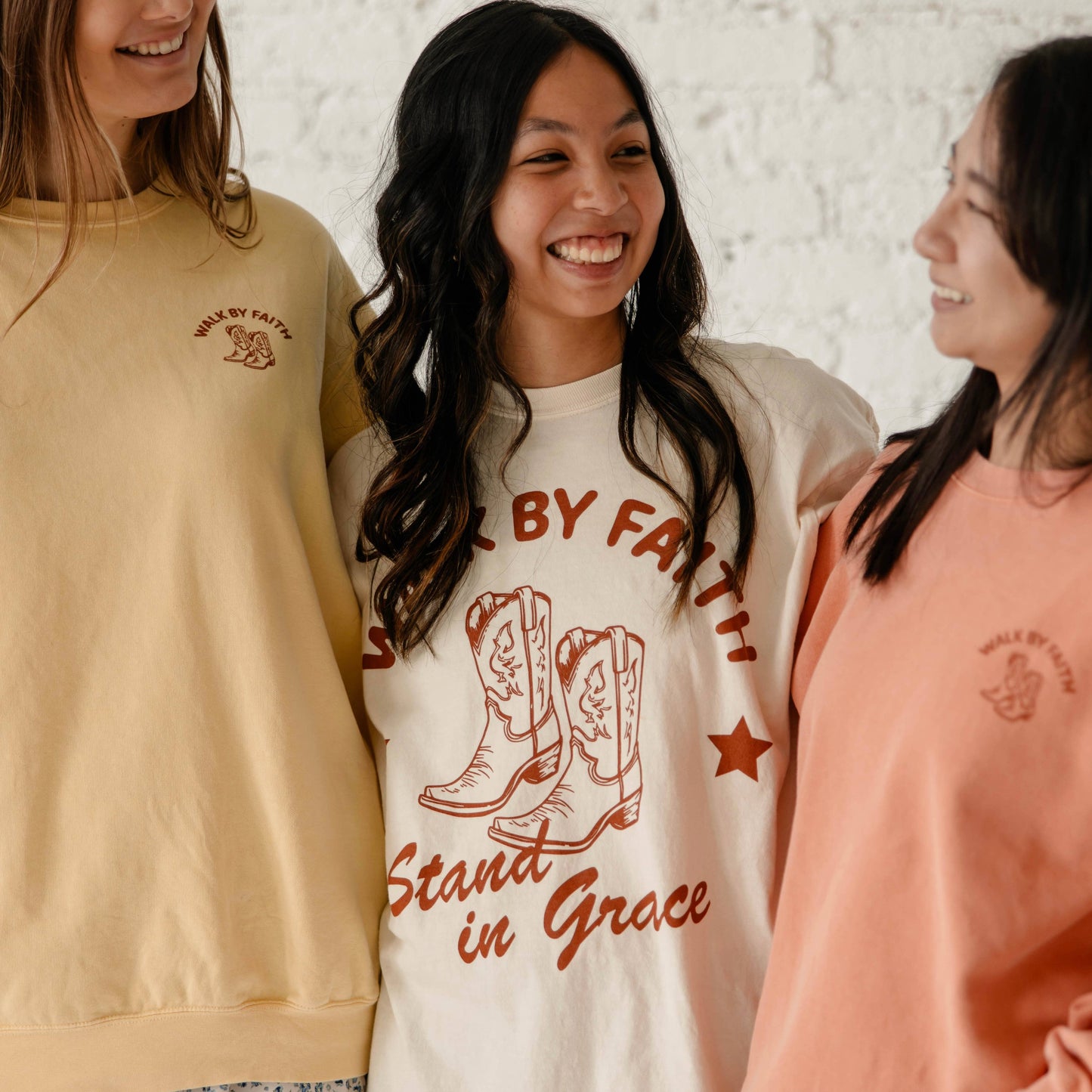 Walk by Faith Crewneck:M