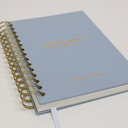 Church Notes Journal - Blue