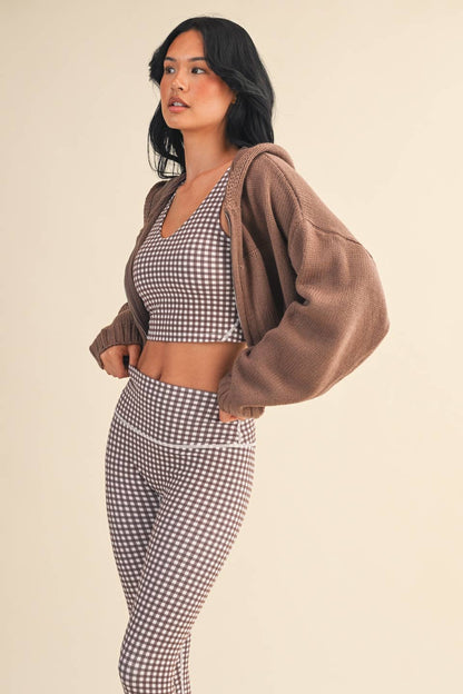 Brown Zip Up