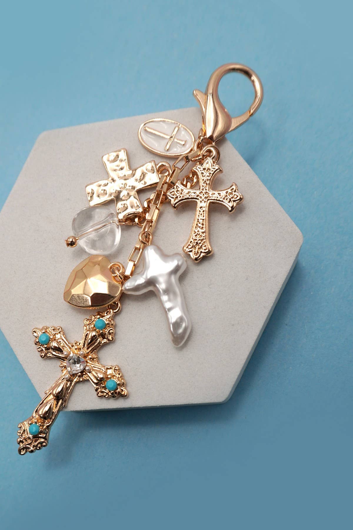 Bag Charm/ Western Cross