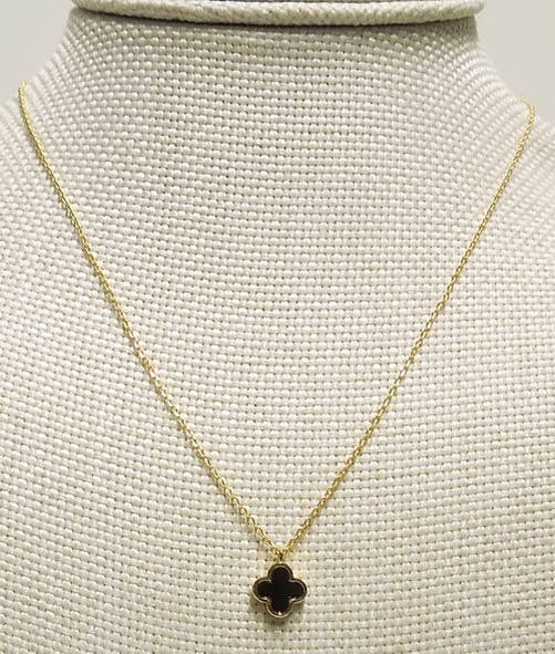 Gold and Black Necklace