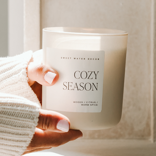 Cozy Season 15 oz Soy Candle, Matte Jar