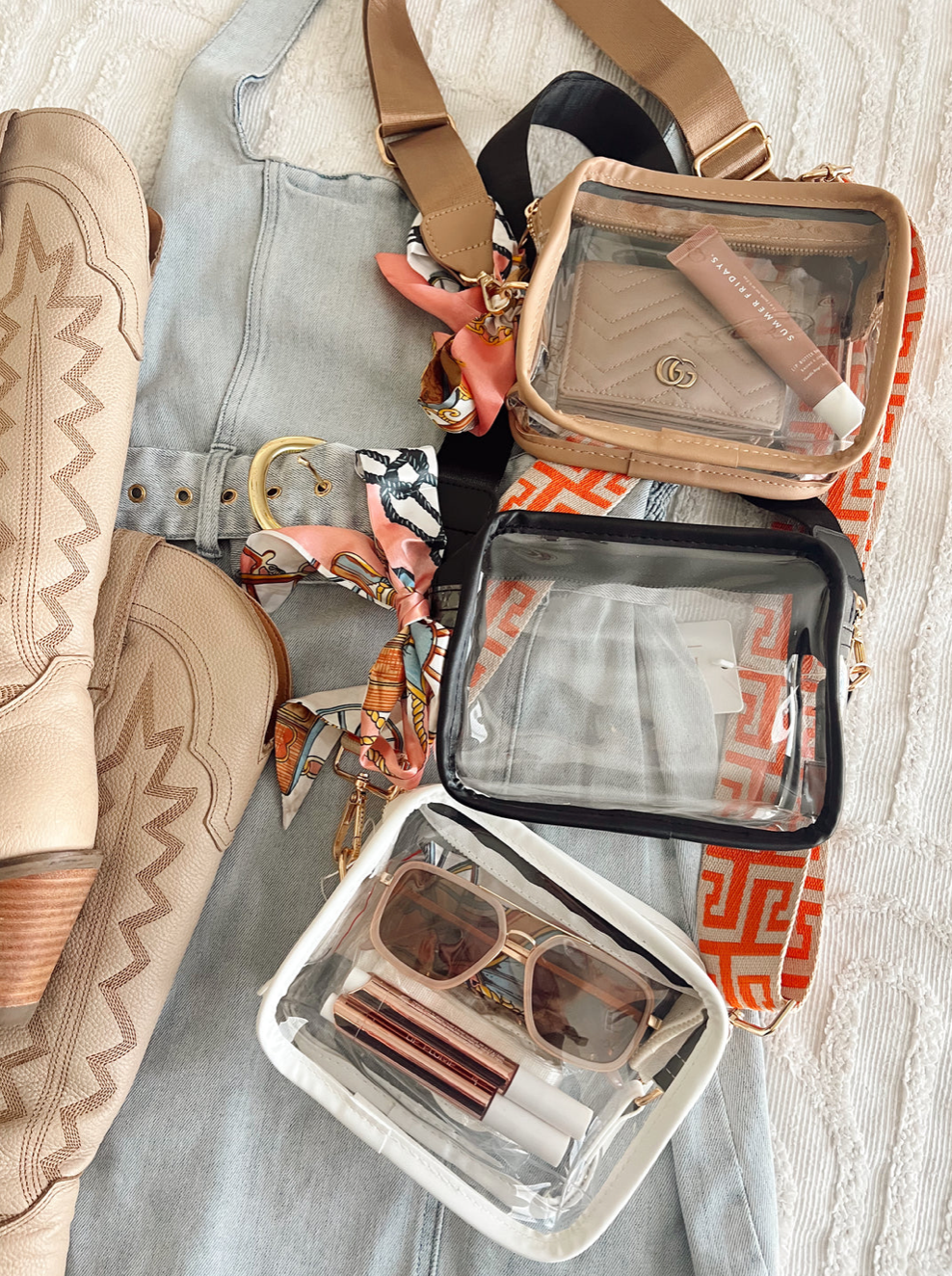 Clear Purse/Black