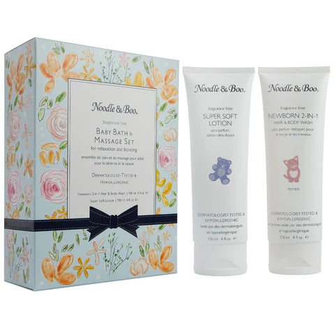 Noodle & Boo Baby Bath/Massage Set