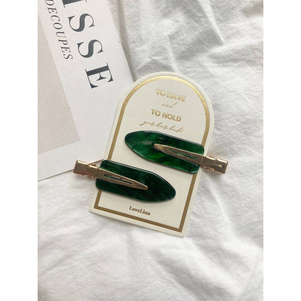 Hair Clip Set - BROWN