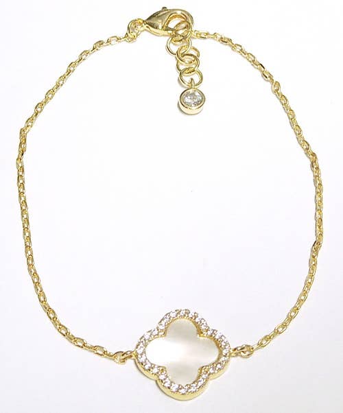 Gold and Pearl Classic Bracelet