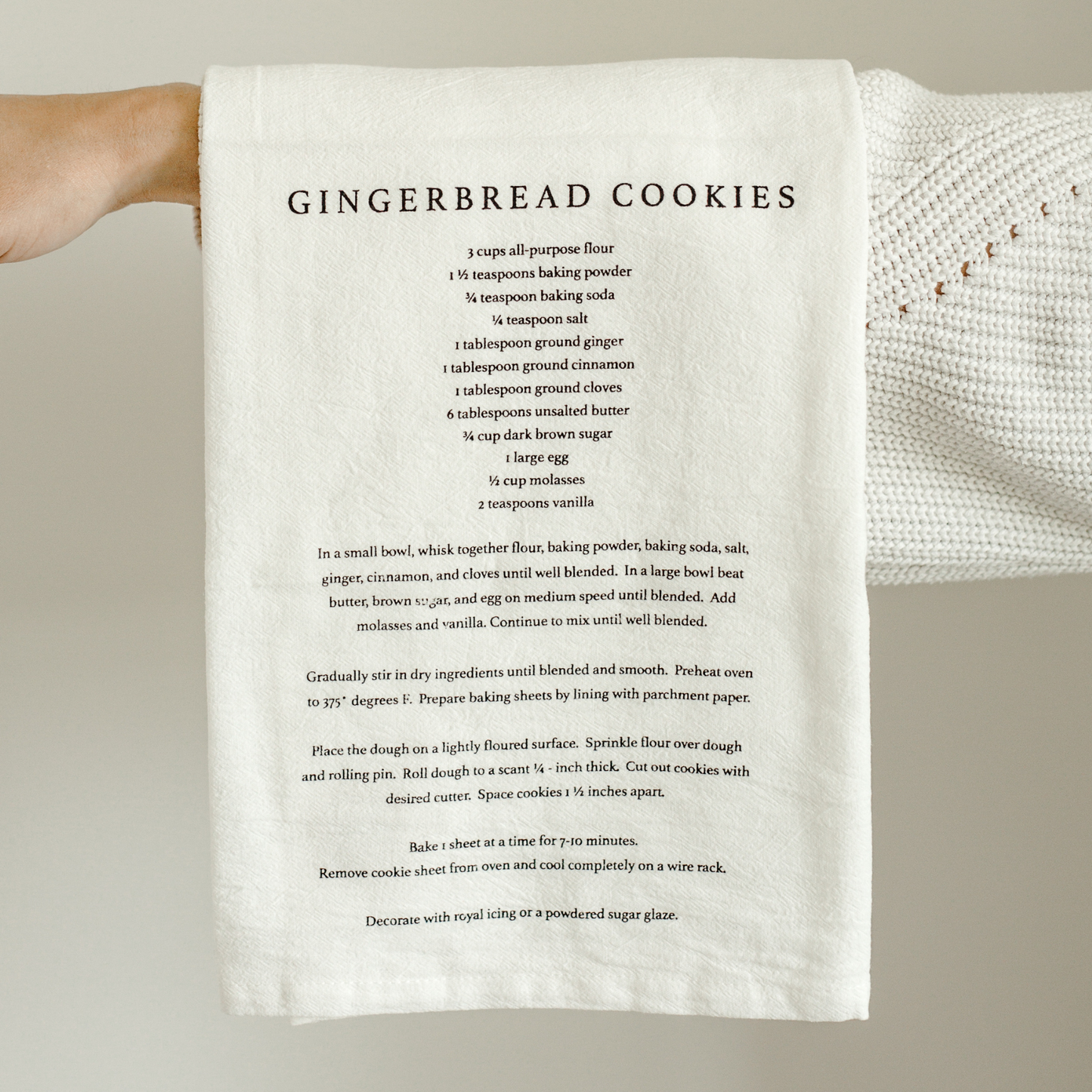 Gingerbread Cookies Hand Towel