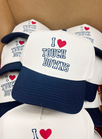 I Heart Touchdowns Hat