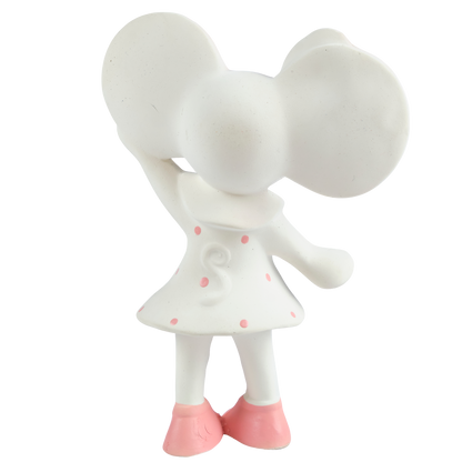 Meiya the Mouse  Rubber Squeaker Toy