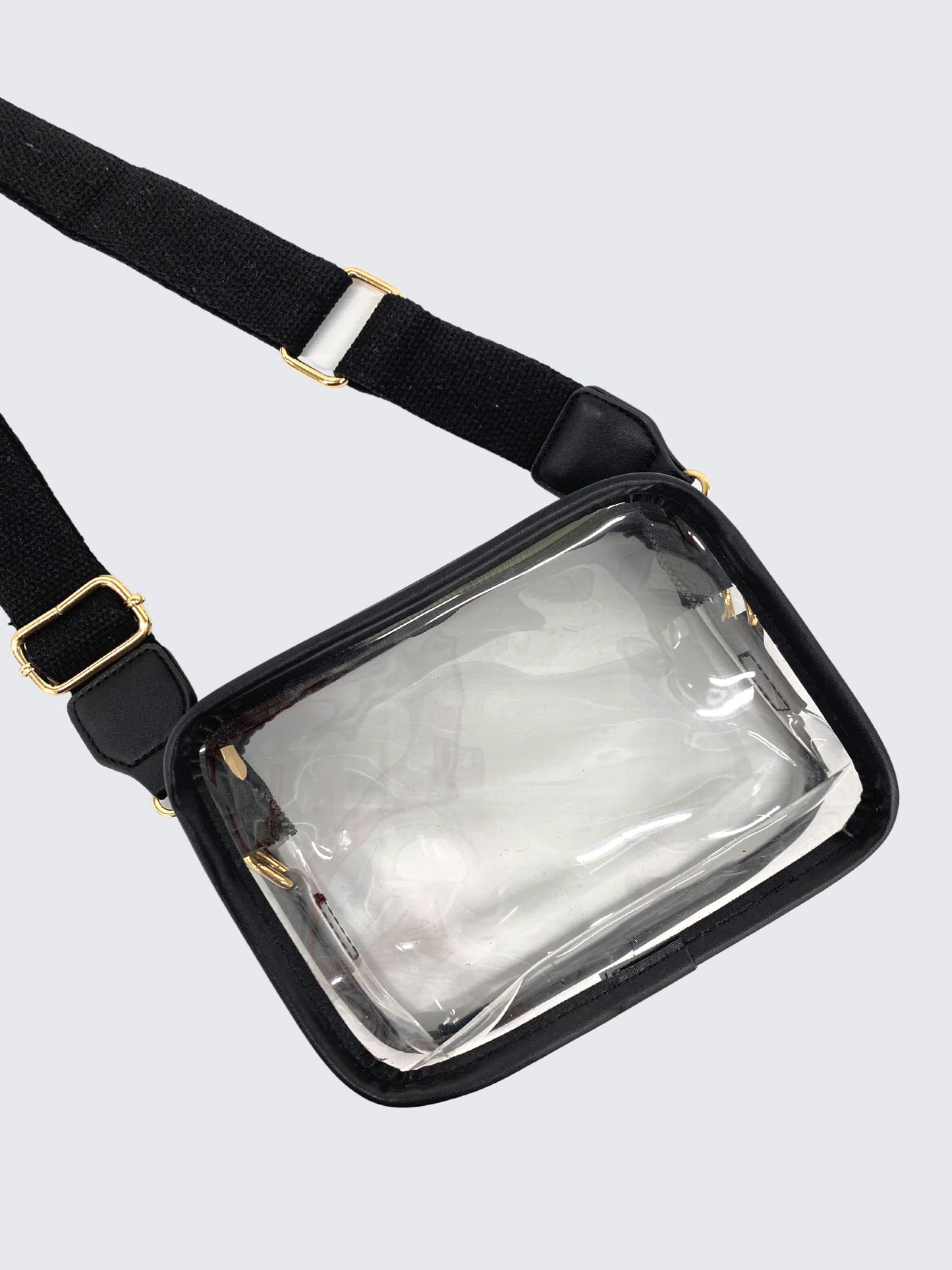 Clear Purse/White