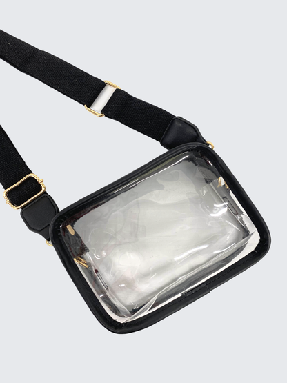 Clear Purse/White