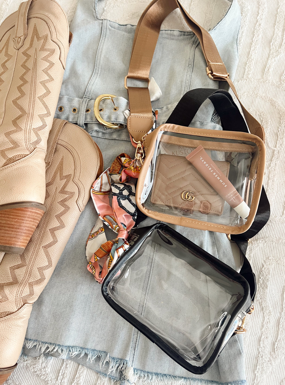 Clear Purse/Black