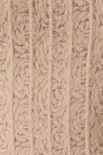 Beige Lace Top