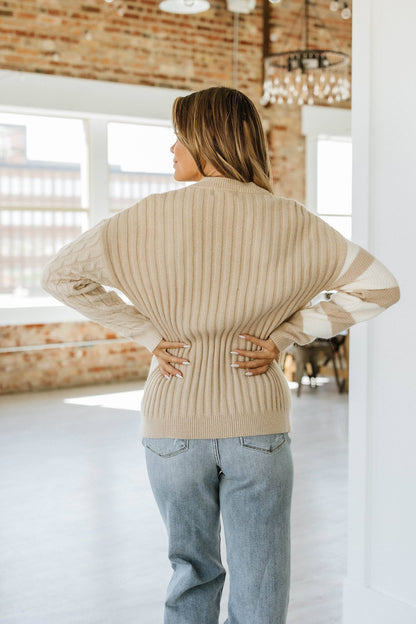 Janet Cable Knit Sweater