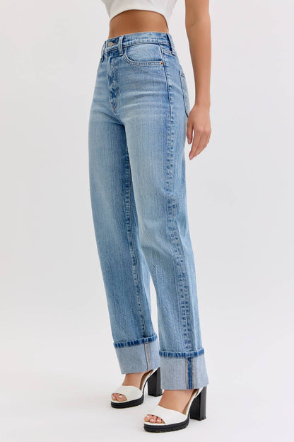 Super High Rise Dad Jean/9